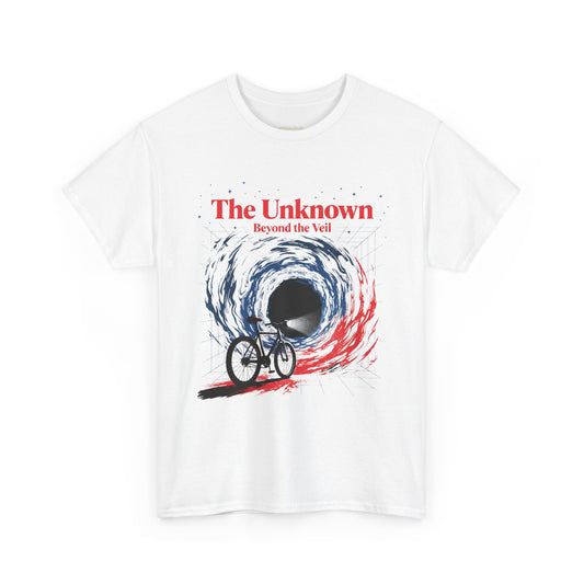 The Unknown Tee — Neon Bike Swirl Graphic T-Shirt